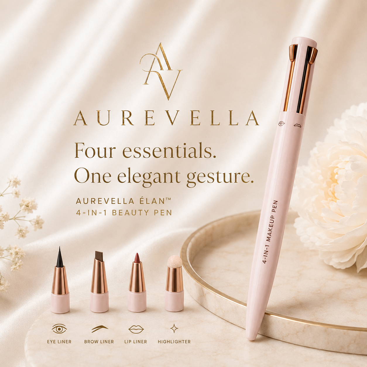 Aurevella Élan™ – 4-in-1 Beauty Pen