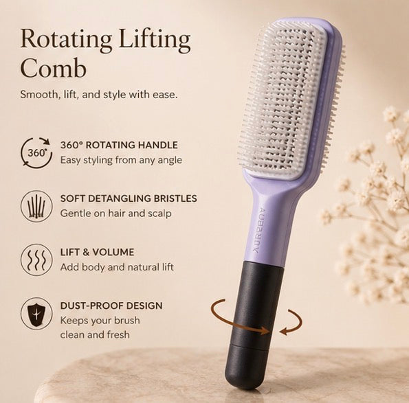 Aurevella Lift™ – Rotating Hair Brush